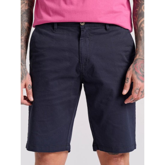 FUNKY BUDDHA  FBM009-001-03 NAVY Chino βερμούδα