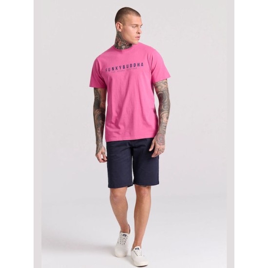 FUNKY BUDDHA  FBM009-001-03 NAVY Chino βερμούδα