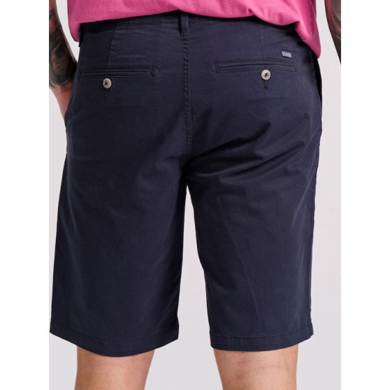 FUNKY BUDDHA  FBM009-001-03 NAVY Chino βερμούδα