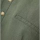 FUNKY BUDDHA FBM011-006-05 KHAKI Πουκαμίσα λινή 