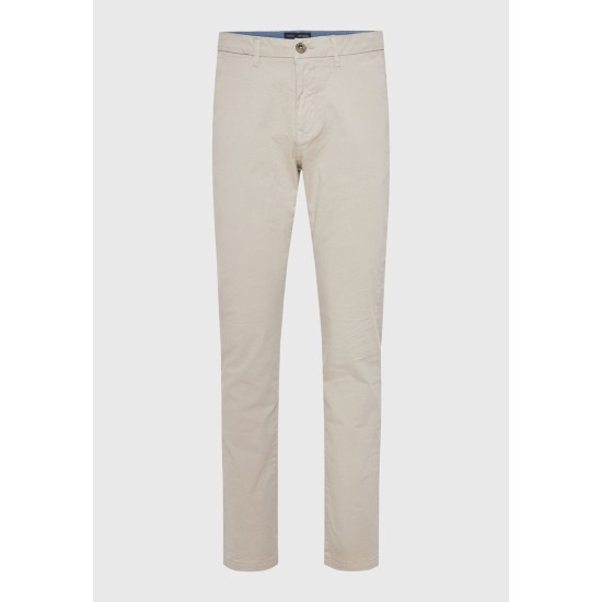 FUNKY BUDDHA FBM011-001-02 MIST GREY Παντελόνι Chino σε Κανονική 