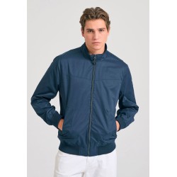 Ανδρικό Μπουφάν Bomber FUNKY BUDDHA FBM011-004-01 NAVY