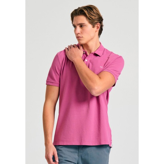 Funky Buddha Ανδρική Μπλούζα Polo FBM011-001-11 DRY ROSE
