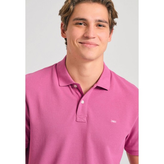 Funky Buddha Ανδρική Μπλούζα Polo FBM011-001-11 DRY ROSE
