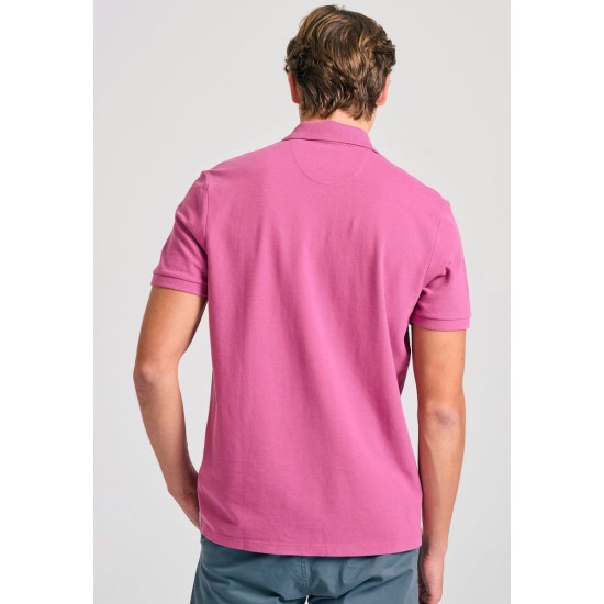 Funky Buddha Ανδρική Μπλούζα Polo FBM011-001-11 DRY ROSE