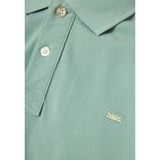 Funky Buddha Ανδρική Μπλούζα Polo FBM011-001-11 SAGE GREEN