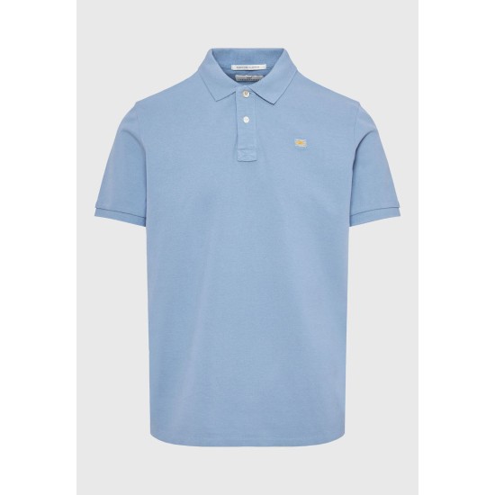 Funky Buddha Ανδρική Μπλούζα Polo FBM011-001-11 SMOKE BLUE