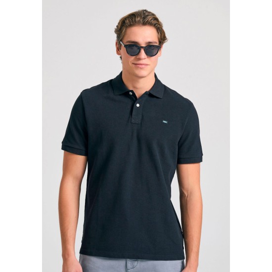 Funky Buddha Ανδρική Μπλούζα Polo FBM011-001-11 BLACK