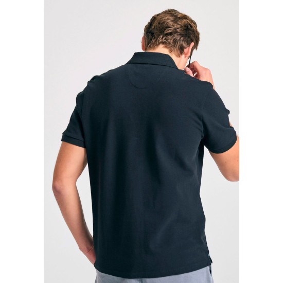 Funky Buddha Ανδρική Μπλούζα Polo FBM011-001-11 BLACK