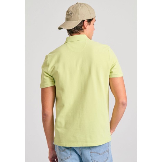 Funky Buddha Ανδρική Μπλούζα Polo FBM011-001-11 MATCHA