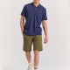 Funky Buddha Ανδρική Μπλούζα Polo FBM011-001-11 NAVY