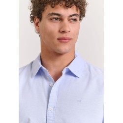 FUNKY BUDDHA FBM011-009-05 SKY BLUE MEL Ανδρικό oxford πουκάμισο