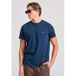 FUNKY BUDDHA FBM011-001-04 NAVY T-SHIRT