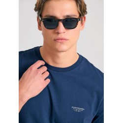 FUNKY BUDDHA FBM011-001-04 NAVY T-SHIRT