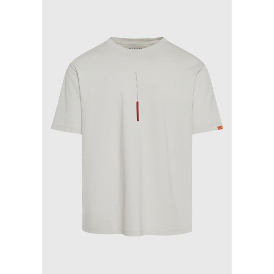 FUNKY BUDDHA FBM011-302-04 MIST T-SHIRT OVERSIZED