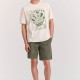 FUNKY BUDDHA FBM011-332-04 OFF WHITE Oversized t-shirt με graphic τύπωμα στην πλάτη