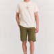 FUNKY BUDDHA FBM011-048-04 OFF WHITE T-shirt με τύπωμα στο στήθος