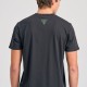FUNKY BUDDHA FBM011-048-04 ANTHRACITE T-shirt με τύπωμα στο στήθος