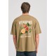 FUNKY BUDDHA FBM011-052-04 OREGANO Oversized t-shirt με graphic τύπωμα στην πλάτη