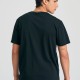 FUNKY BUDDHA FBM011-011-04 BLACK T-shirt με τύπωμα στο στήθος