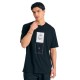 FUNKY BUDDHA FBM011-307-04 BLACK Relaxed fit t-shirt με abstract τύπωμα