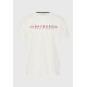 FUNKY BUDDHA FBM011-011-04 OFF WHITE T-shirt με τύπωμα στο στήθος
