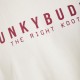 FUNKY BUDDHA FBM011-011-04 OFF WHITE T-shirt με τύπωμα στο στήθος