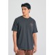 FUNKY BUDDHA FBM011-099-04 ANTHRACITE T-shirt με τύπωμα πίσω