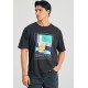 FUNKY BUDDHA FBM011-064-04 ANTHRACITE T-shirt