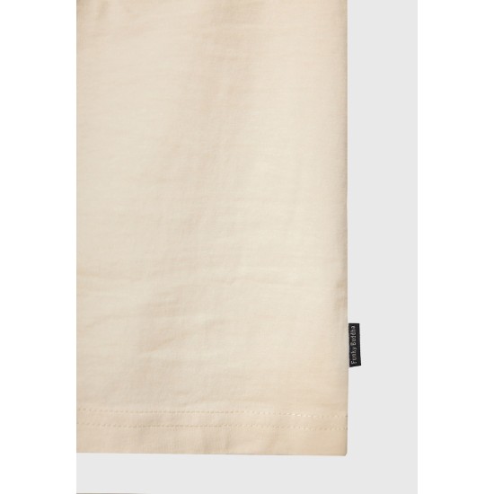 FUNKY BUDDHA FBM011-065-04 CHALK T-shirt