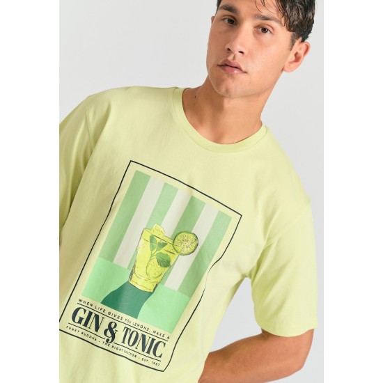 FUNKY BUDDHA FBM011-064-04 MATCHA T-shirt