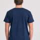 FUNKY BUDDHA FBM011-017-04 NAVY T-shirt με τύπωμα στο στήθος