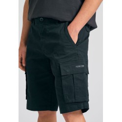 Ανδρική βερμούδα cargo FUNKY BUDDHA FBM011-002-03 BLACK