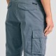 Ανδρική βερμούδα cargo FUNKY BUDDHA FBM011-002-03 STEEL GREY