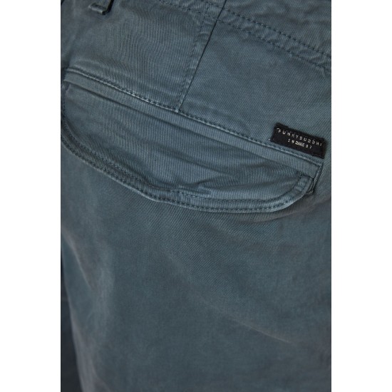 Ανδρική βερμούδα cargo FUNKY BUDDHA FBM011-002-03 STEEL GREY