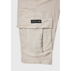 Ανδρική βερμούδα cargo FUNKY BUDDHA FBM011-002-03 MIST GREY