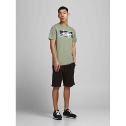 JACK&JONES 12282595 BLACK Βερμούδα 