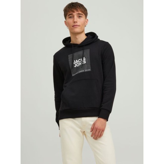 JACK&JONES 12213245 BLACK ΦΟΥΤΕΡ ΜΕ LOGO