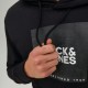 JACK&JONES 12213245 BLACK ΦΟΥΤΕΡ ΜΕ LOGO
