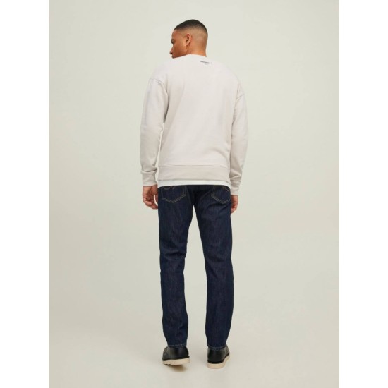 JACK&JONES 12216041 BEIGE ΦΟΥΤΕΡ ΜΕ ΛΑΙΜΟΚΟΨΗ