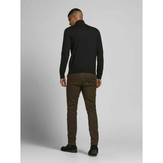 JACK&JONES 12189339 BLACK Ανδρικό πουλόβερ 