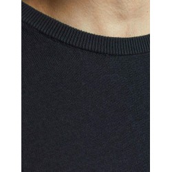 JACK&JONES 12137190 NAVY Πουλόβερ με λαιμόκοψη 