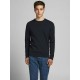 JACK&JONES 12137190 NAVY Πουλόβερ με λαιμόκοψη 