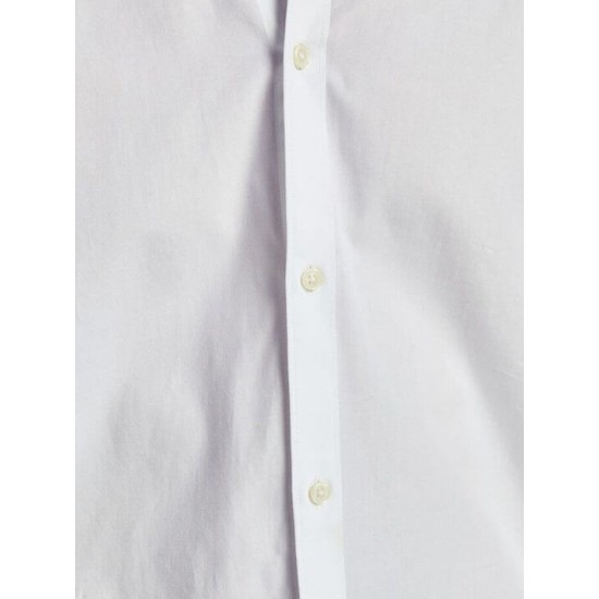 JACK&JONES 12201905 WHITE Μακρύ πουκάμισο