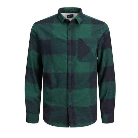 JACK&JONES 12215467 GREEN ΠΟΥΚΑΜΙΣΟ 