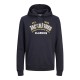 JACK&JONES 12233597 NAVY Ανδρικό Φούτερ με Κουκούλα