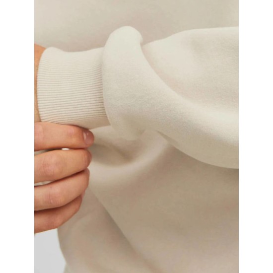 JACK&JONES 12249341 MOONBEAM Plain Sweatshirt 