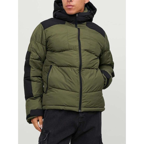 JACK&JONES 12239001 OLIVE NIGHT Puffer jacket 