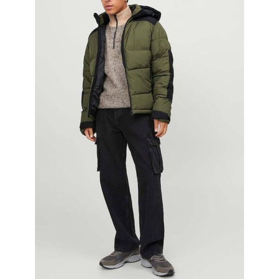JACK&JONES 12239001 OLIVE NIGHT Puffer jacket 