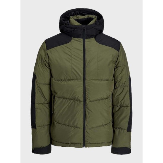 JACK&JONES 12239001 OLIVE NIGHT Puffer jacket 